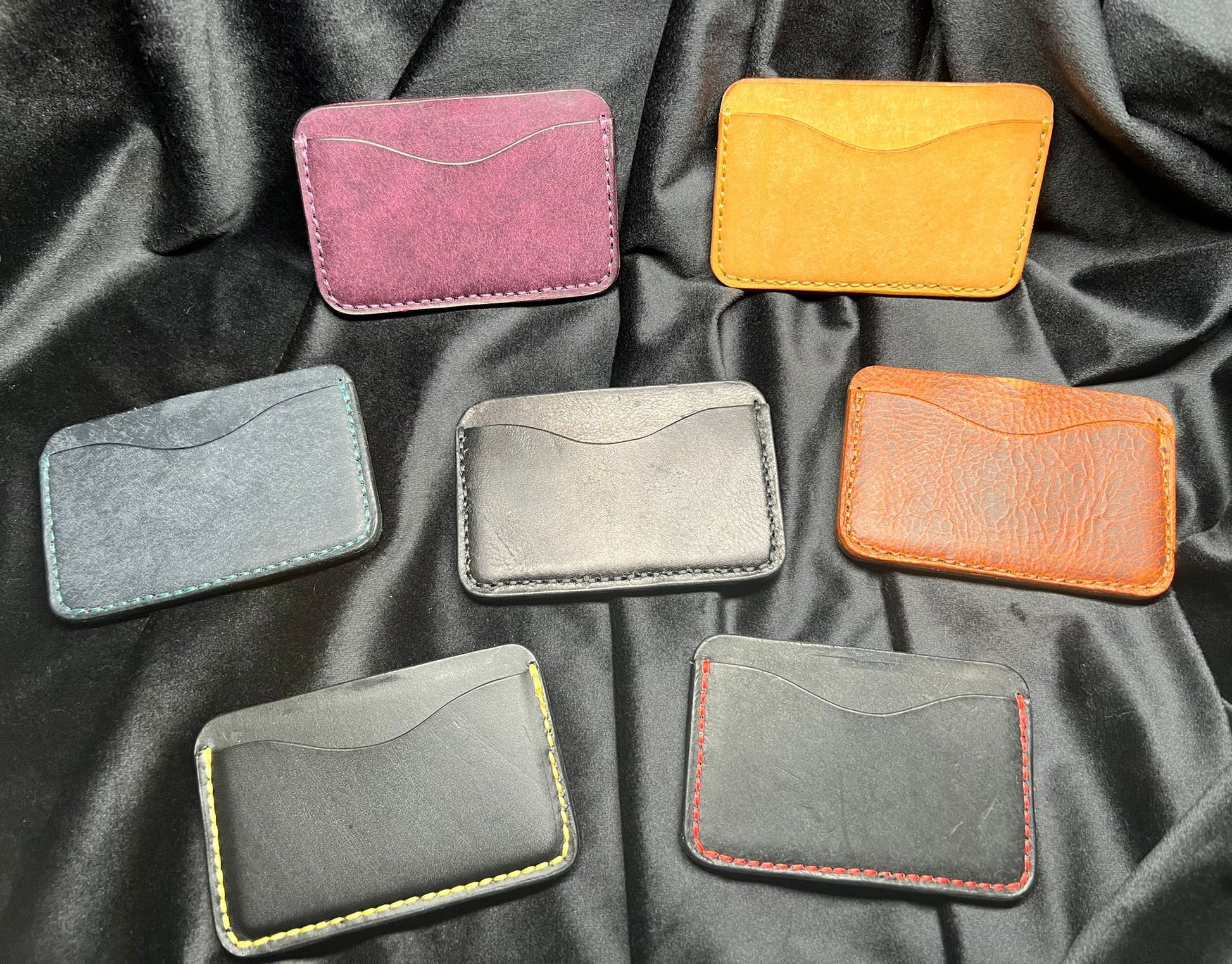 The Elite Curve Leather Card Holder - S&I Sticker Store