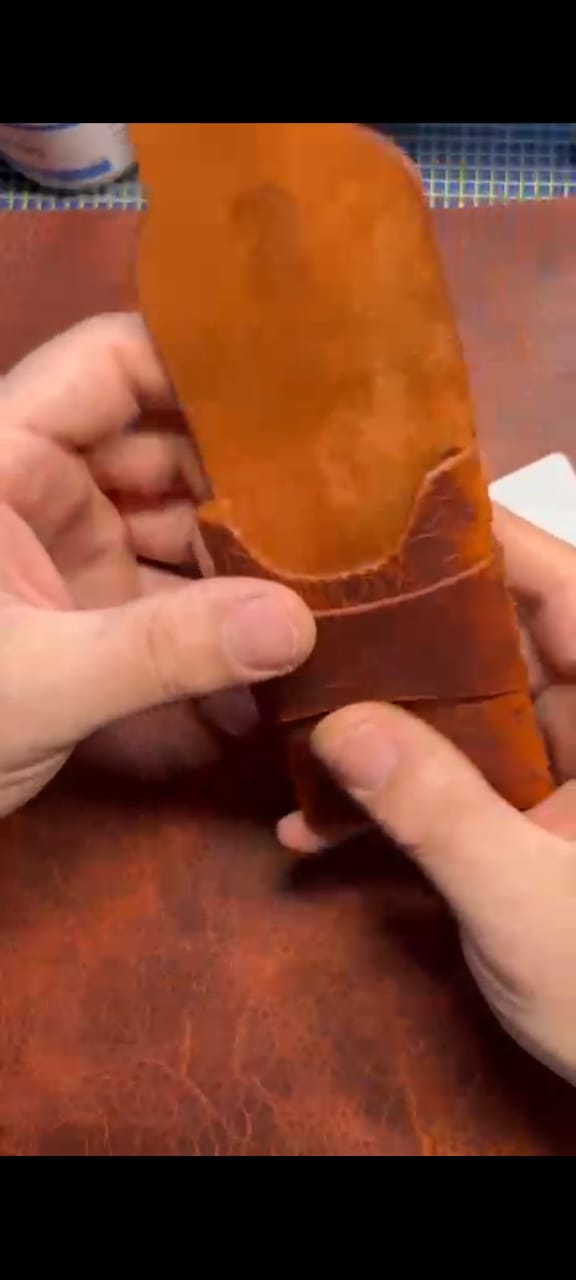 Handcrafted Leather Card Holder Wallet – Minimalist Everyday Carry - S&I Sticker Store