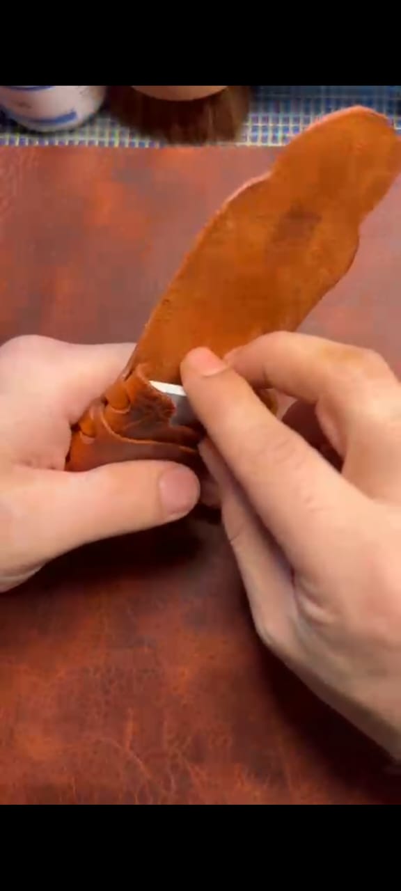 Handcrafted Leather Card Holder Wallet – Minimalist Everyday Carry - S&I Sticker Store