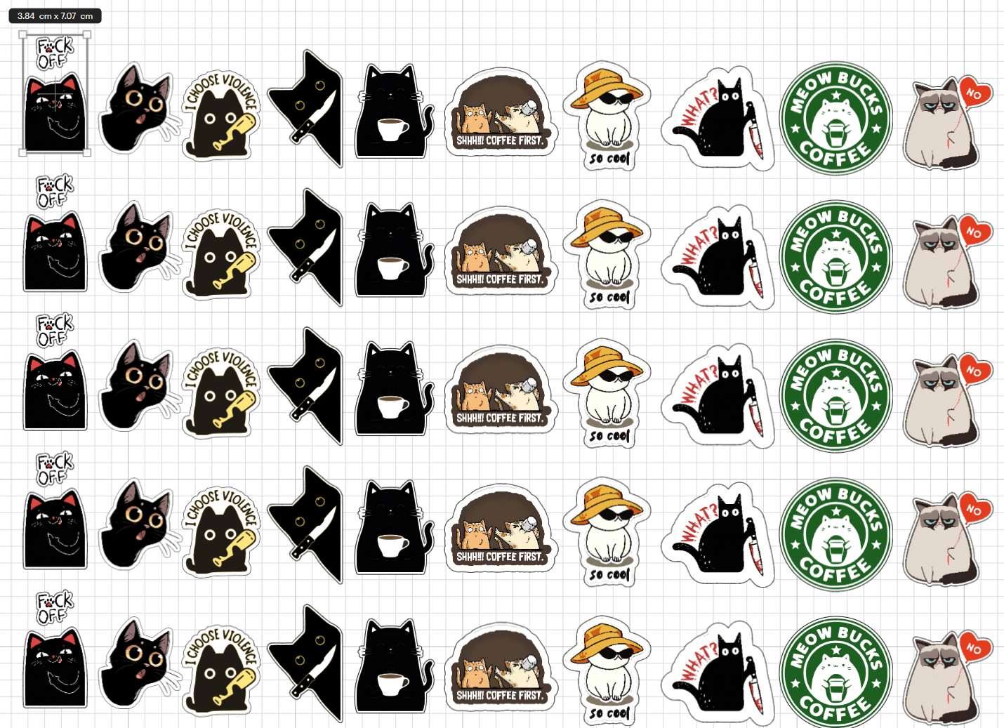 S&I - Stickers - Waterproof 5x5 cm - S&I Sticker Store
